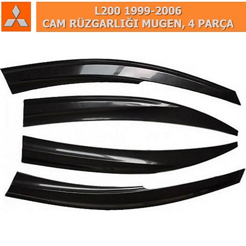 MITSUBISHI L200 1999-2006 CAM RÜZGARLIĞI MUGEN 4 PARÇA