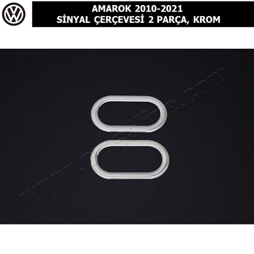 VOLKSWAGEN AMAROK 2010-21 SİNYAL ÇERÇEVESİ 2 PARÇA, KROM