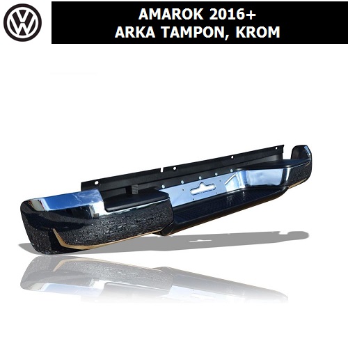 VOLKSWAGEN AMAROK 2016+ ARKA TAMPON, KROM