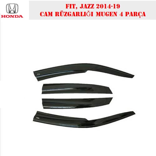HONDA FIT JAZZ 2014-19 CAM RÜZGARLIĞI MUGEN 4 PARÇA