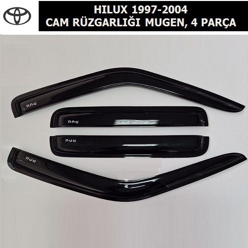 TOYOTA HILUX 1997-2004 PND CAM RÜZGARLIĞI MUGEN 4 PARÇA