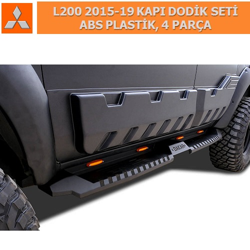 MITSUBISHI L200 2015-19 KAPI DODİK SETİ ABS PLASTİK, 4 PARÇA