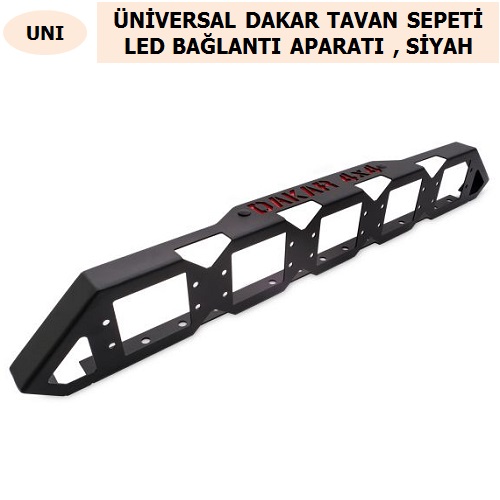 ÜNİVERSAL DAKAR TAVAN SEPETİ LED BAĞLANTI APARATI , SİYAH