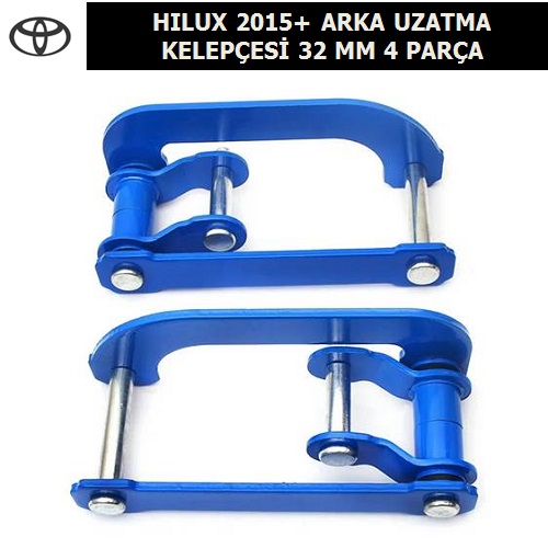 TOYOTA HILUX 2015+ ARKA UZATMA KELEPÇESİ 32 MM 4 PARÇA