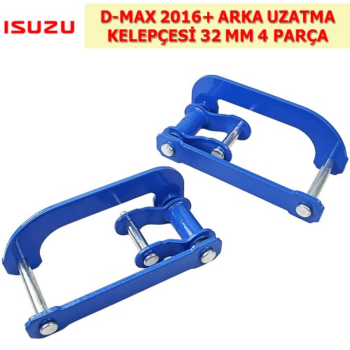 ISUZU D-MAX 2016+ ARKA UZATMA KELEPÇESİ 32 MM 4 PARÇA